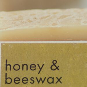 Hand made soap bee wax