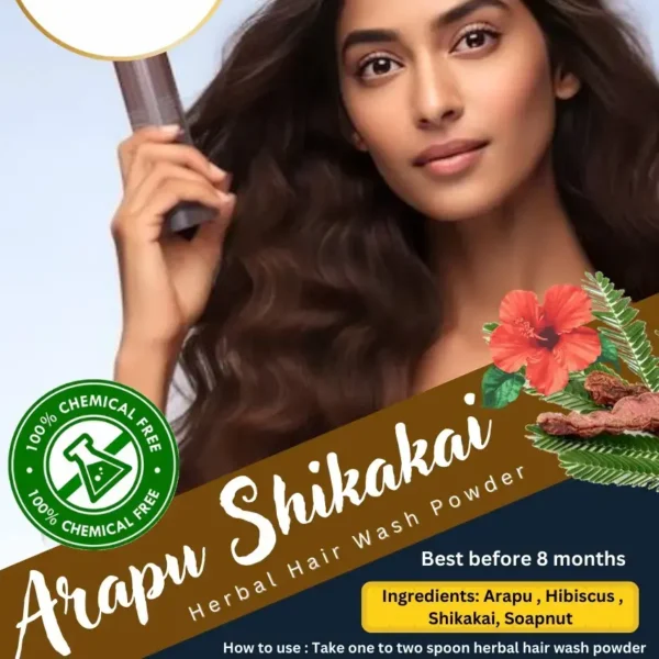 Herbal Arapu shikhakai hair bath powder - Image 2